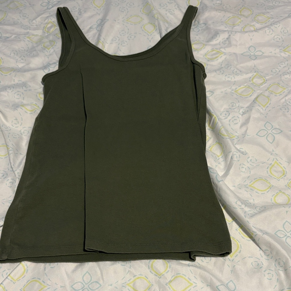 GAP Dark Green Women's Tank Top